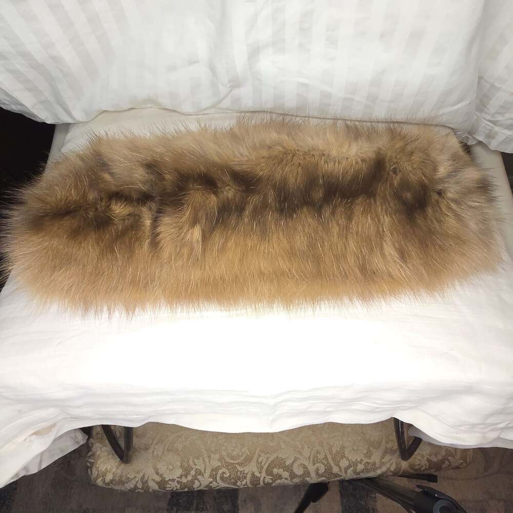Vintage Red Fox Fur Headband